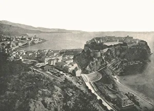 Outcrop Prints: Birds eye view, Monte Carlo, Monaco, 1895. Creator: Unknown