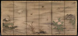 Birds and Flowers in a Landscape of the Four Seasons, second half of the 1500s. Creator
