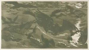 Birds of Prey, 1893. Creator: Victor Emile Prouve (French, 1858-1943)