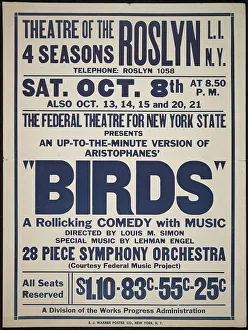 Birds, Roslyn, NY, 1938. Creator: Unknown