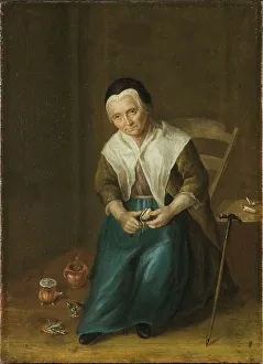 Herring Prints: Birgitta (Brita) Johansdotter 1680-1763, maid, c18th century. Creator: Unknown