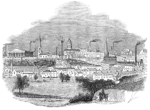 Factories Prints: Birmingham, 1844. Creator: Unknown