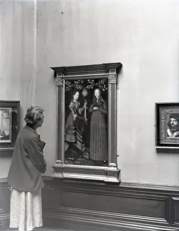 Visitor Prints: Birmingham Museum and Art Gallery, c1955. Creator: Arthur Charles Kirby Ware
