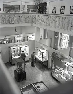 Visitor Prints: Birmingham Museum and Art Gallery, c1955. Creator: Arthur Charles Kirby Ware