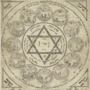 Alchemy Collection: Birth Amulet, 18th century. Artist: Anonymous