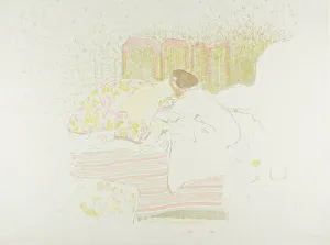 Childbirth Prints: The Birth of Annette, c. 1899. Creator: Edouard Vuillard
