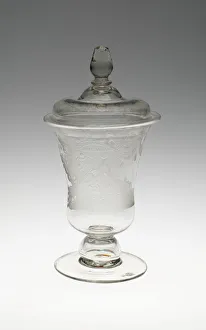 Birth Glass, Netherlands, c. 1750. Creator: Unknown