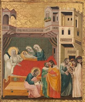 Circumcision Collection: The Birth, Naming, and Circumcision of Saint John the Baptist, c. 1335