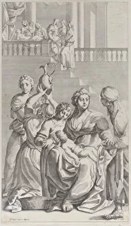 Labour Gallery: Birth of Saint Benedict, 1687-1717. Creator: Giacomo-Maria Giovannini