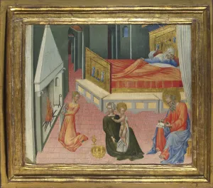 Midwife Prints: The Birth of Saint John the Baptist (Predella Panel)