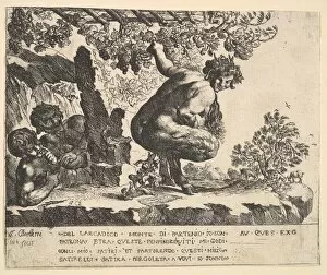 Mischief Gallery: Birth of the Satyrs, 1610-42. Creator: Pierre Brebiette