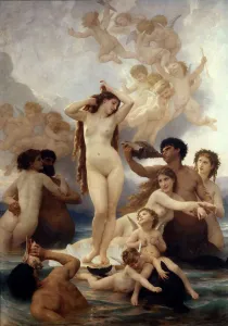 Aphrodite Gallery: The Birth of Venus. Artist: Bouguereau, William-Adolphe (1825-1905)