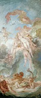 Floating Prints: The Birth of Venus, c1765. Creator: Francois Boucher