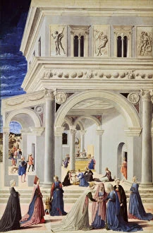 Approaching Gallery: The Birth of the Virgin, 1467. Artist: Fra Carnevale