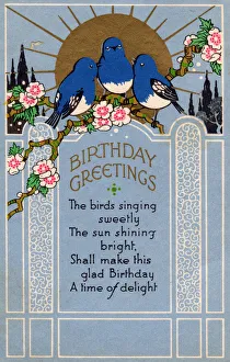 Anniversary Gallery: Birthday Greetings, 1933. Creator: Unknown