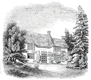 Birthplace Prints: Birthplace of Addison, 1844. Creator: Unknown