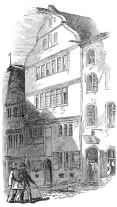 Beethoven Gallery: Birthplace of Beethoven, at Bonn, 1845. Creator: Unknown