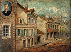 Birthplace Prints: The birthplace of Louis Pasteur. Creator: Unknown