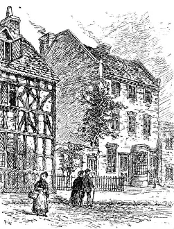 Hereford And Worcester Prints: Birthplace of Sir Rowland Hill, at Kidderminster, 1890. Creator: Unknown