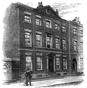 Birthplace of William Gladstone, Liverpool, 19th century.Artist: Butterworth & Heath Birthplace of William Gladstone, Liverpool, 19th century.Artist: Butterworth & Heath