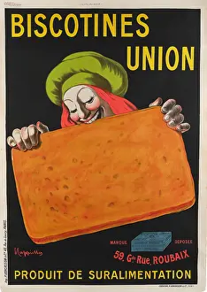 Fin De Siecle Prints: Biscotines Union, c1905-1906. Creator: Cappiello, Leonetto (1875-1942)