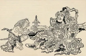 Bishamon and the Ministering Demon, 1886 Bishamon and the Ministering Demon, 1886