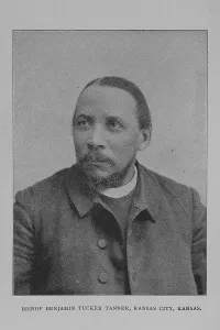 Nichols Prints: Bishop Benjamin Tucker Tanner, Kansas City, Kansas, 1902. Creator: Unknown