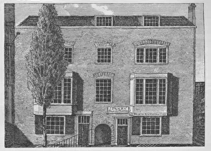 Clerkenwell Prints: Bishop Burnets House in St Johns Square, Clerkenwell, London, c1900 (1911)