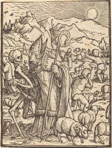 Crosier Collection: The Bishop. Creator: Hans Holbein the Younger