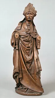 Calcar Gallery: Bishop, German, ca. 1500. Creator: Unknown