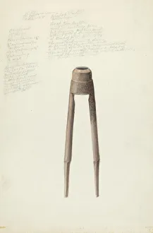 Langden Brown Prints: Bishop Hill: Dowel Cutter, 1935 / 1942. Creator: H. Langden Brown