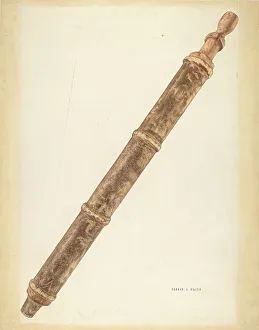 Piston Prints: Bishop Hill: Fire Extinguisher, c. 1938. Creator: Hardin Walsh