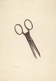 Archie Thompson Gallery: Bishop Hill: Small Scissors, c. 1939. Creator: Archie Thompson