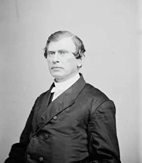 Methodist Collection: Bishop (Matthew) Simpson, between 1855 and 1865. Creator: Unknown