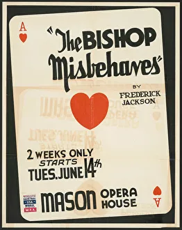 Playing Card Prints: The Bishop Misbehaves, Los Angeles, 1938. Creator: Unknown