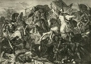 Bayern Gallery: The Bishop of Ratisbon at the Battle of Augsburg, Battle of Lechfeld (955), 1890