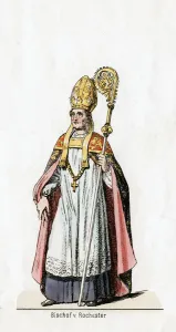 Bishop of Rochester, costume design for Shakespeares play, Henry VIII, 19th century