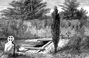 Wilberforce Samuel Prints: Bishop Wilberforce's grave