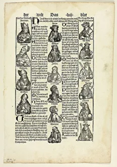 Bishops Prints: Bishops, Prophets, and Kings from Schedel Weltchronik (Schedel's World History)