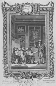 The Bishops of Stasaph-Chester-Bath & Wells- Ely and Peterborough, c1787