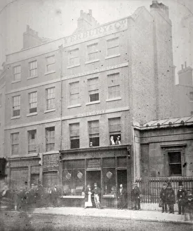 Tobacconist Prints: Bishopsgate, City of London, 1862