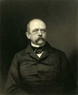 Bismarck Collection: Bismarck, c1872. Creator: William Holl