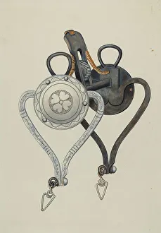 Tack Prints: Bit, 1935/1942. Creator: Dana Bartlett