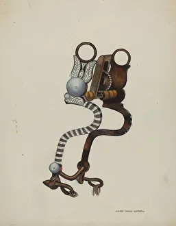 Metal Work Gallery: Bit, c. 1936. Creator: Eva Fox