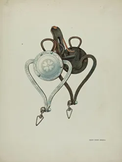 Harry Mann Waddell Prints: Bit, c. 1939. Creator: Harry Mann Waddell