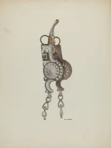 Tack Prints: Bit, c. 1939. Creator: Randolph F Miller