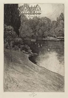 C F William Mielatz Gallery: Bit of Central Park, probably 1918. Creator: Charles Frederick William Mielatz