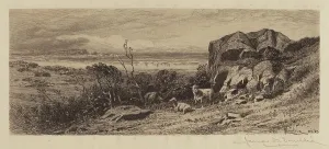A Bit on Marblehead Neck, 1883. Creator: James David Smillie