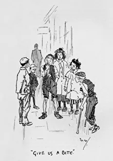Give Us a Bite, c1900. Artist: Philip William May Give Us a Bite, c1900. Artist: Philip William May