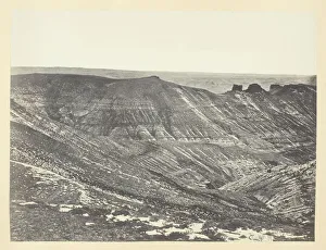 Andrew J Russell Prints: Bitter Creek Valley, Near Green River, 1868 / 69. Creator: Andrew Joseph Russell